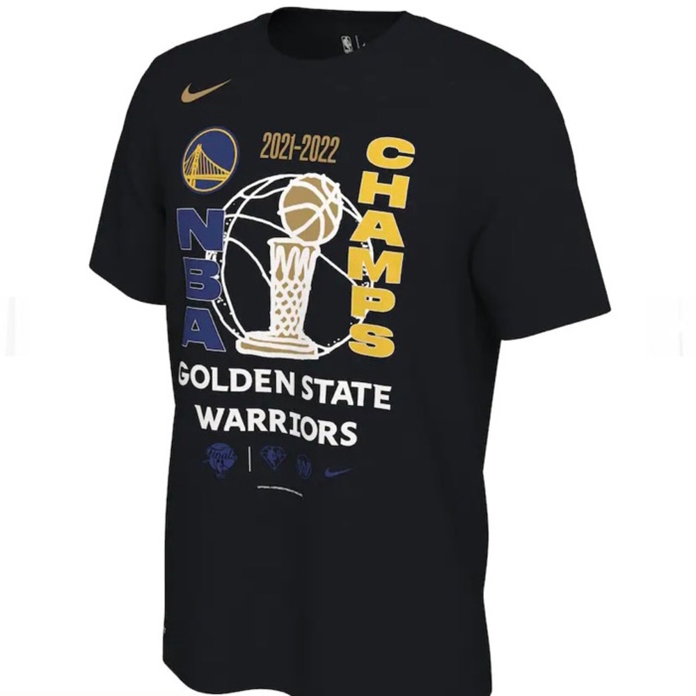 * NWT Golden State Warriors Nike 2022 NBA Finals Champions Locker Room shirt XXL